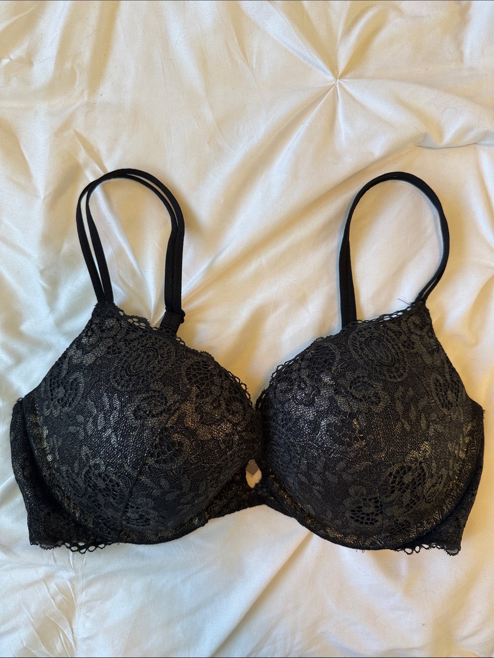 Victoria Secret VS Black Lace very sexy Push-Up Bra - Women Intimates 34D
